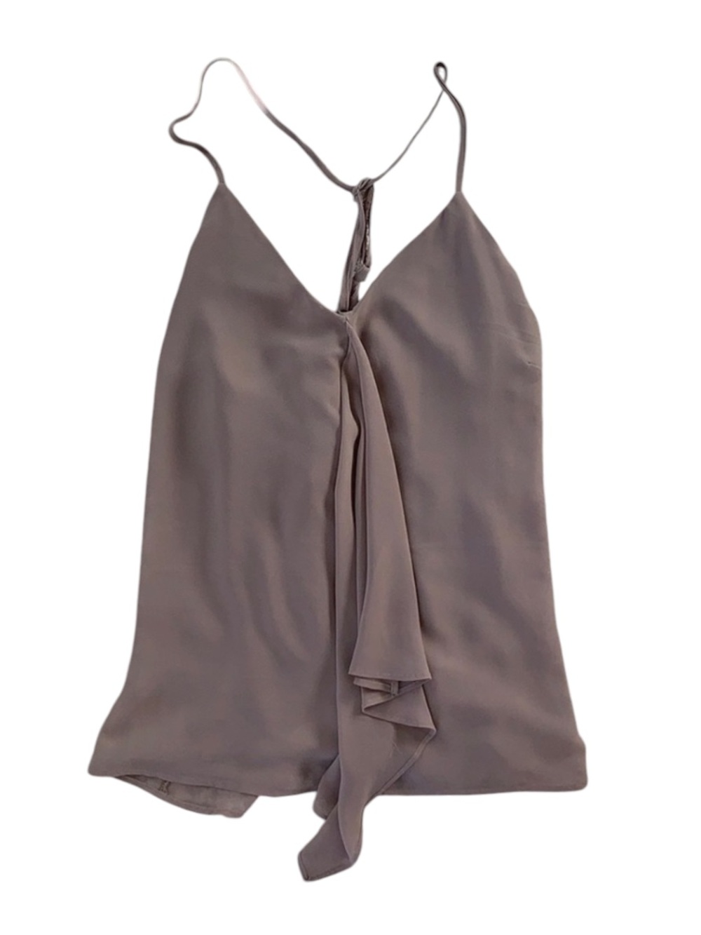 Kismet Light Grey Flowy Layered Tank Top Blouse Size L - Picture 2 of 5